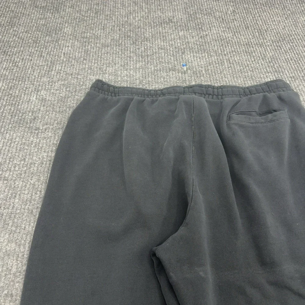 Jordan Nike Sweatpants Mens L Black Cotton Fleece Graphic Logo Joggers Sporty